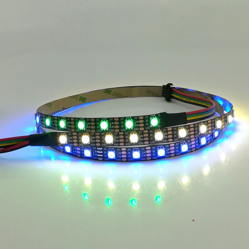 DC5V CS2803 (Upgraded WS2812B) 5050SMD RGB, Breakpoint-continue, 300 LEDs Individually Addressable Digital Strip Lights, Waterproof Dream Color Programmable Flexible LED Ribbon Light, 5m/16.4ft per Roll